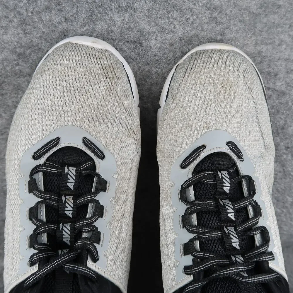 Avia Shoes Mens 9.5 Athletic Trainers Running Sneaker Active Comfort Casual Grey